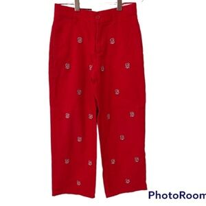 Pennington & Bailes Kids Embroidered Stadium Pants - NC State WolfPack Red